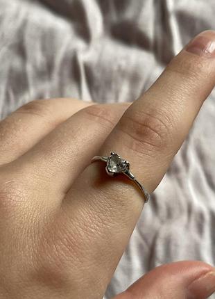 Срібна каблучка з сердечком 925 проба