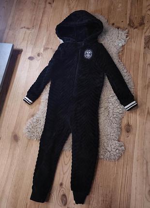 Теплый человечек/ махровый ромпер для мальчика