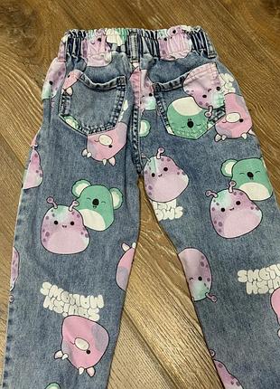 Джинси дитячі h&m з малюнком 5