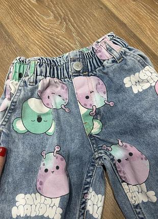 Джинси дитячі h&m з малюнком 3