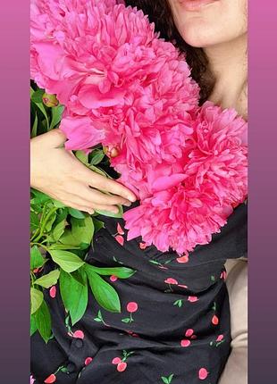 Сарафан в вишні з ґудзиками