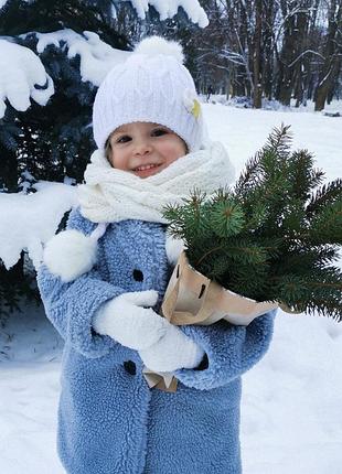 Шуба шубка дитяча зимова для дівчинки тепла