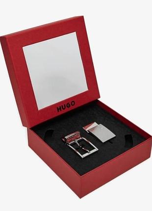 Ремень hugo с двумя пряжками (двухсторонний)