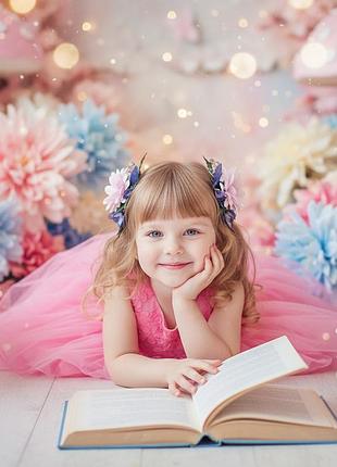 Ромашки хризантеми на заколках