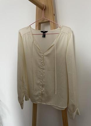 Блузка h&m/ колір шампань/ розмір eur 40