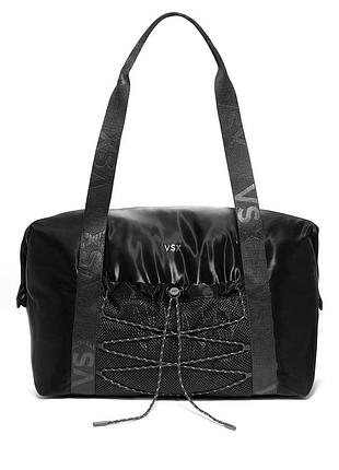 Спортивная дорожная черная сумка victoria ́s secret duffel