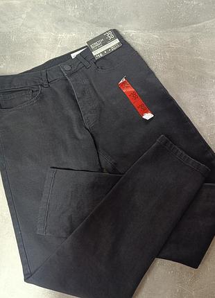 Джинси чоловічі скіні чорні від primark