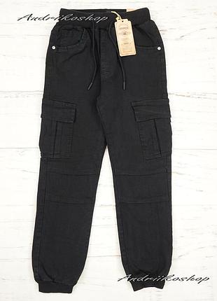 Утепленные джинсы 152, 158,164 см для мальчиков на флисе