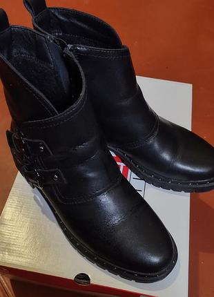 Сапоги rieker из натуральной кожи