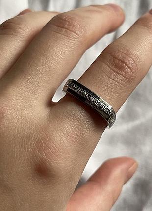 Срібна каблучка з камінчиками 925 проба