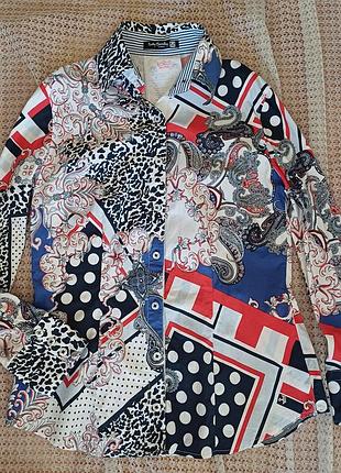 Роскошная женская рубашка в статусный принт betty barclay