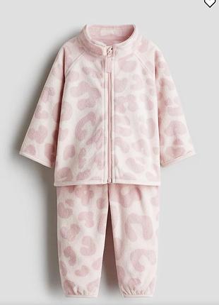 Флісовий костюм для дівчинки h&m