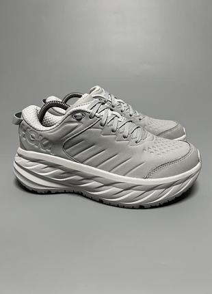 Шкіряні кросівки для комфортної ходьби та бігу hoka one one bondi sr оригінал