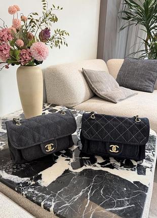 Джинсова жіноча сумка з деніму