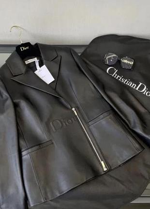 Шкіряна крута куртка - піджак