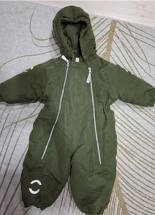 Комбинезон зимний mikk-line 80 размера зеленый (хаки)