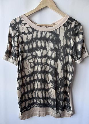 Шовкова блуза футболка marccain