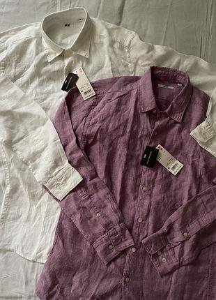 Сорочка unqlo premium linen s-m