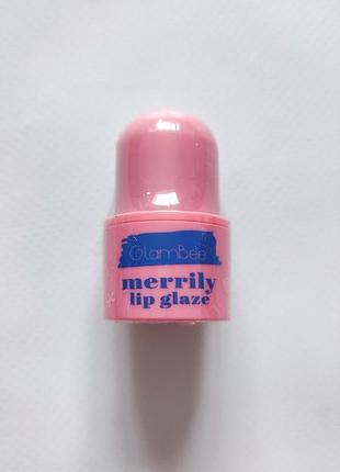 Помада для губ с витамином glambee merrily lip glaze тинт крем с аппликатором аппликатор силиконовый маска бальзам блеск губов новая кисточкой