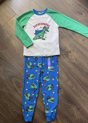 Теплая пижама микро флис p.128