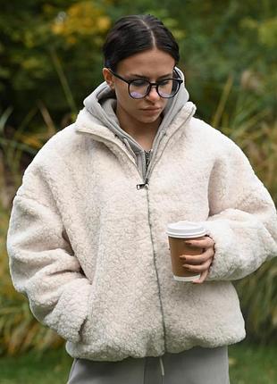 Жіноча куртка lamb барашек вт6794(9 - 01)