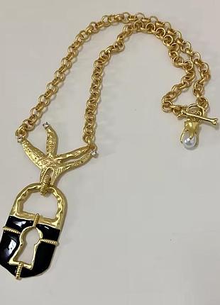 Schiaparelli кольє та сережки з перлинами, гарячий хіт сезону!