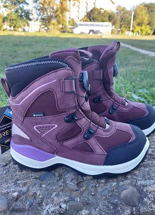 Зимние ботинки для девочки eco snowboarder mountains/зимние термоботинки для девочки