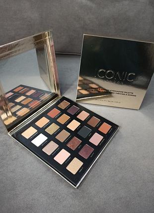 Палетка тіней iconic london thriving & shining eyeshadow palette, 20 кольорів