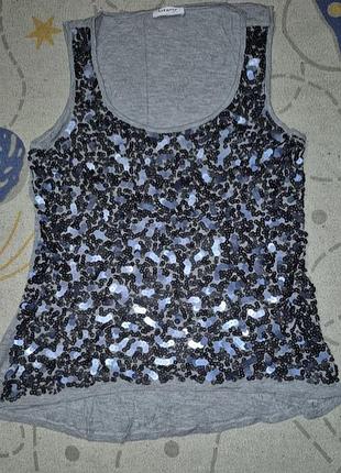 Майка з паєтками orsay, віскоза