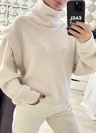 Светр з обʼємними рукавами selected femme