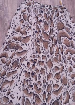 Винтажная юбка из вискозы, нитевичка