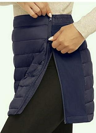 Бренду ock, женская теплая спортивная юбка, стеганая, теплая.