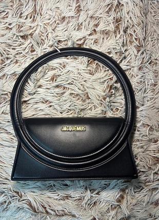 Сумка jacquemus le sac rond  black