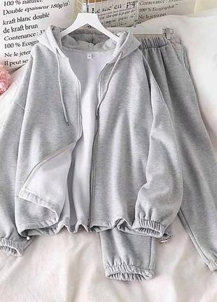 Костюм на флісі меланж