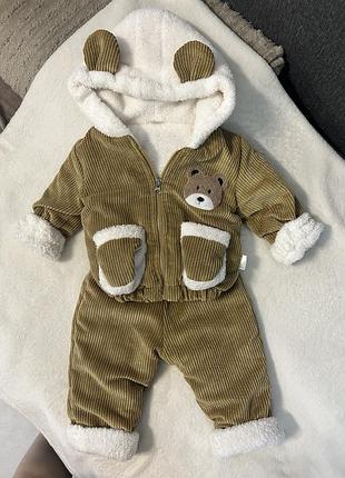 Теплий костюм ( куртка) 6-9 місяців