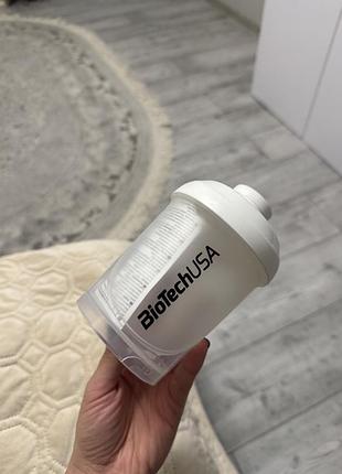 Шейкер biotech wave + nano білий, 300 мл + 150 мл