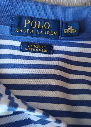 Футболка polo ralph lauren смужку розмір xs