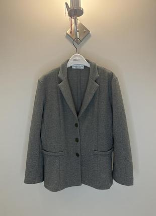 Блейзер з вовни шовку та кашеміру fabiana filippi l-xl