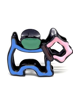 Тренд стильний зажим краб крабик затискач для волосся заколка