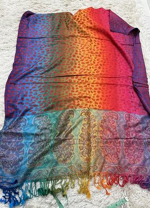 Яскравий шарф 🧣/палантин абсолютно новий 🆕