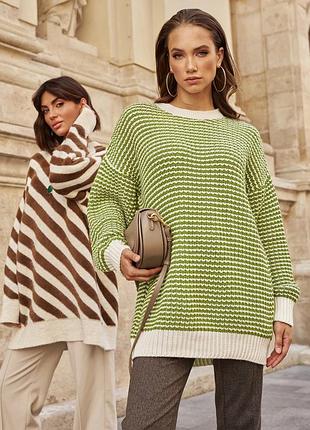 Удлиненный оверсайз свитер 7