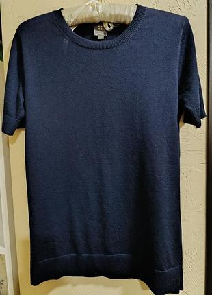 Футболка 100,%мягкая шерсть. швейцарский бренд manor.