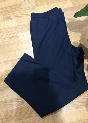 Брюки штани жіночі натуральна тканина прямого крою стан відмінний