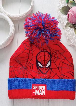 48,5-50 (2-4 года) шапка спайдермен, двойная вязкая артикул: 25151 бренд: marvel (марвел)