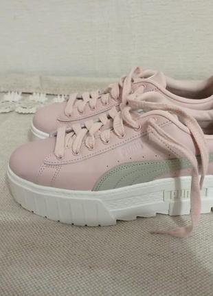 Кроссовки. puma. кожа.