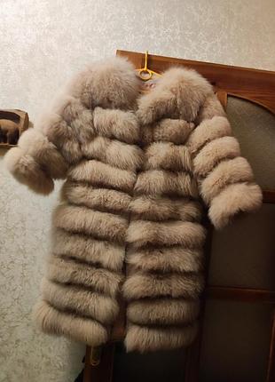 Натуральная шуба песец трансформер 3в1