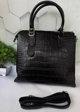 Женская кожаная сумка а4