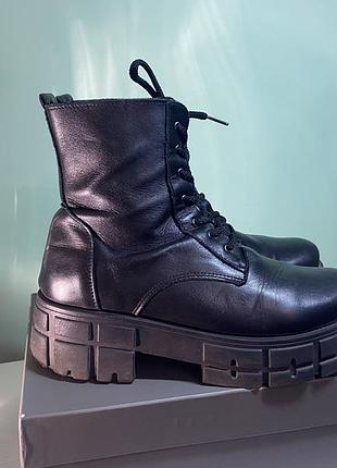 39-40 осінні черевики з натуральної шкіри