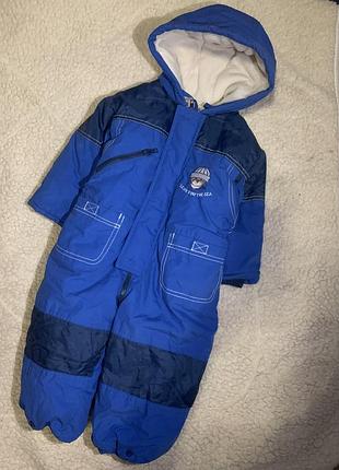 Зимовий комбінезон для хлопчика 12-18 міс 86см