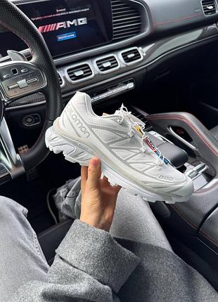 Salomon xt-6 white lunar rock
